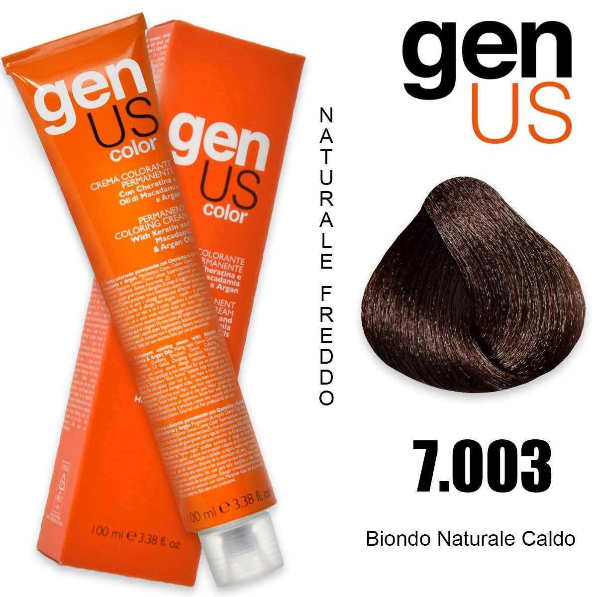 Genus permanent coloring  cream 100 ml 7.003