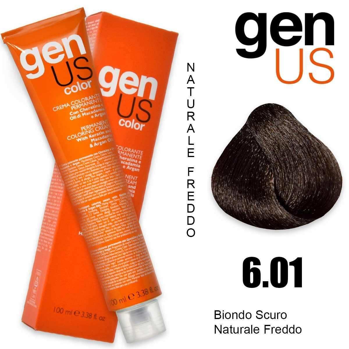 Genus permanent coloring  cream 100 ml 6.01