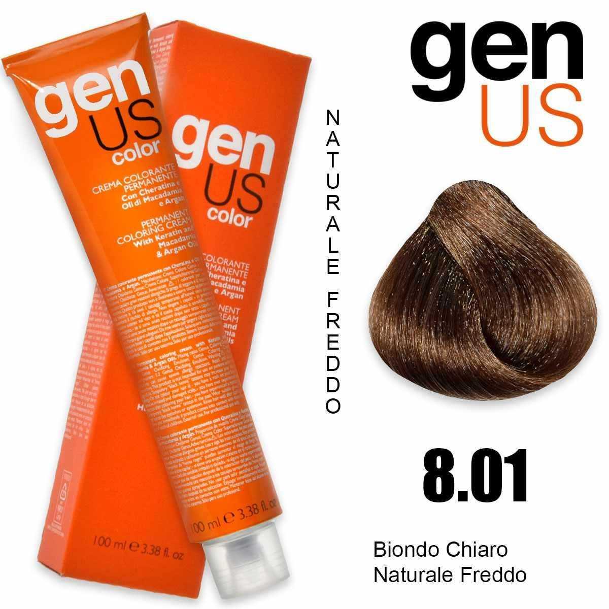 Genus permanent coloring  cream 100 ml 8.01