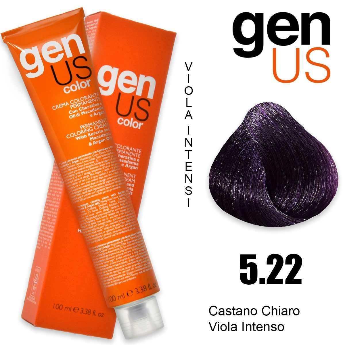 Genus permanent coloring  cream 100 ml 5.22