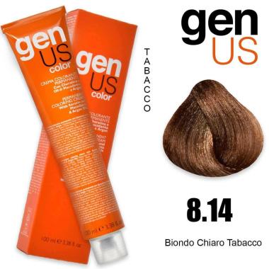 Genus permanent coloring  cream 100 ml 8.14