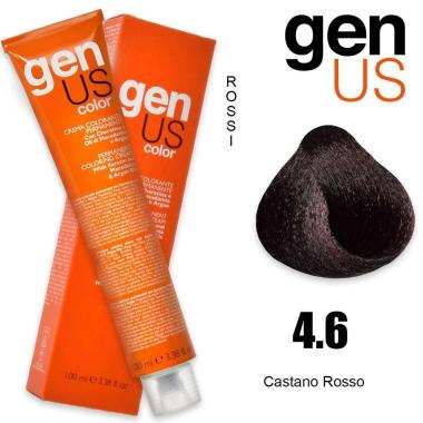 Genus permanent coloring  cream 100 ml 4.6