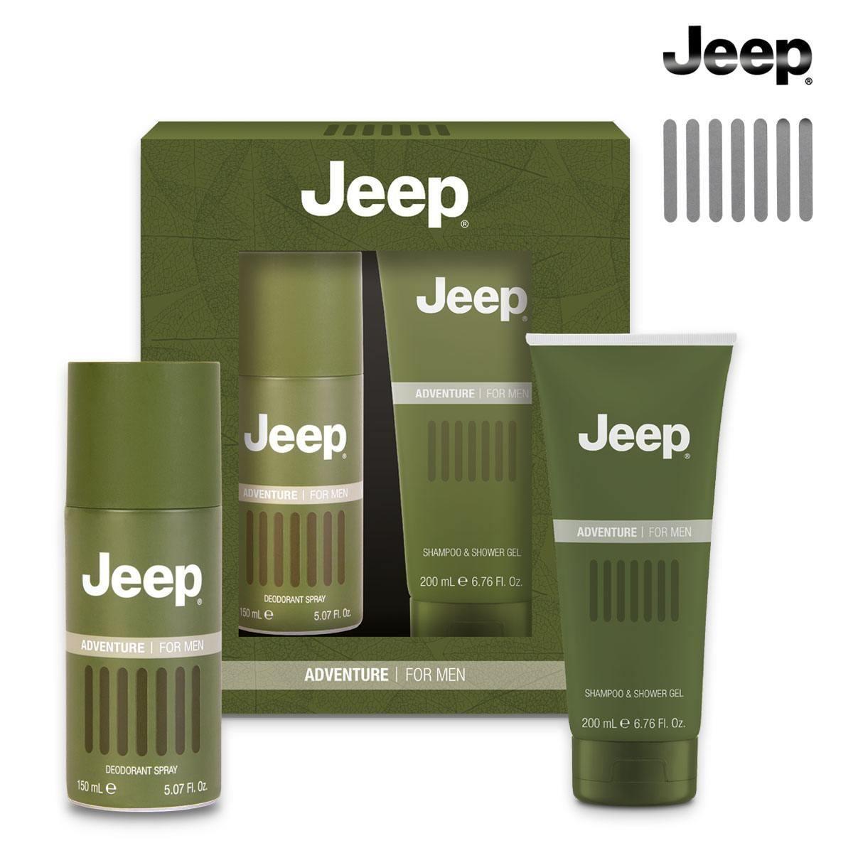 Jeep adventure gift set (deo 150ml + sh&sh gel 200ml)
