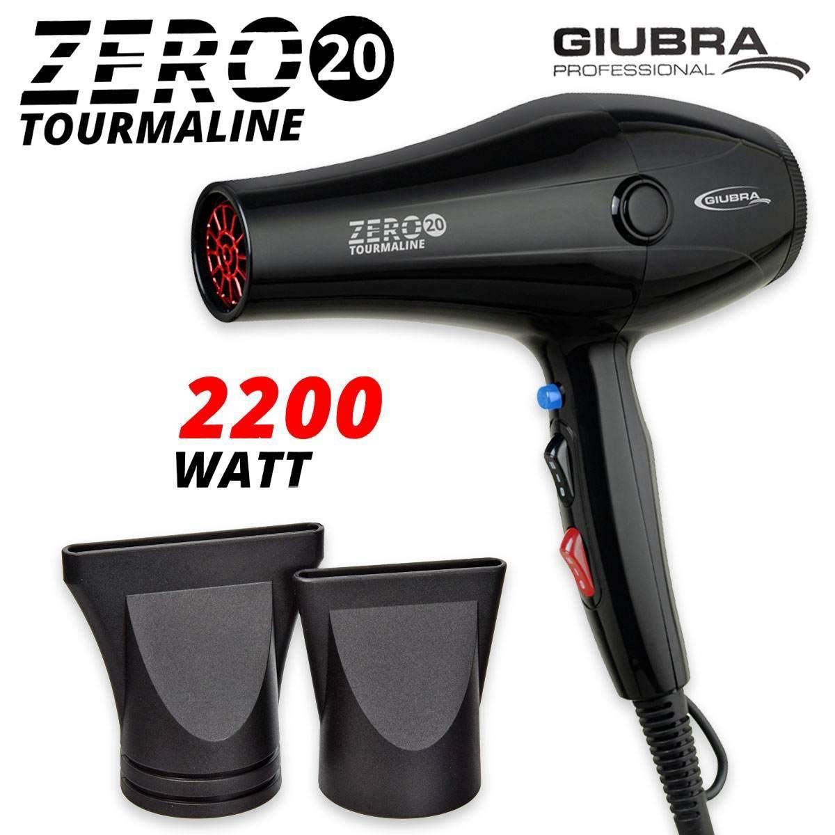 Giubra phon zero 20 tourmaline 2200 watt col.nero