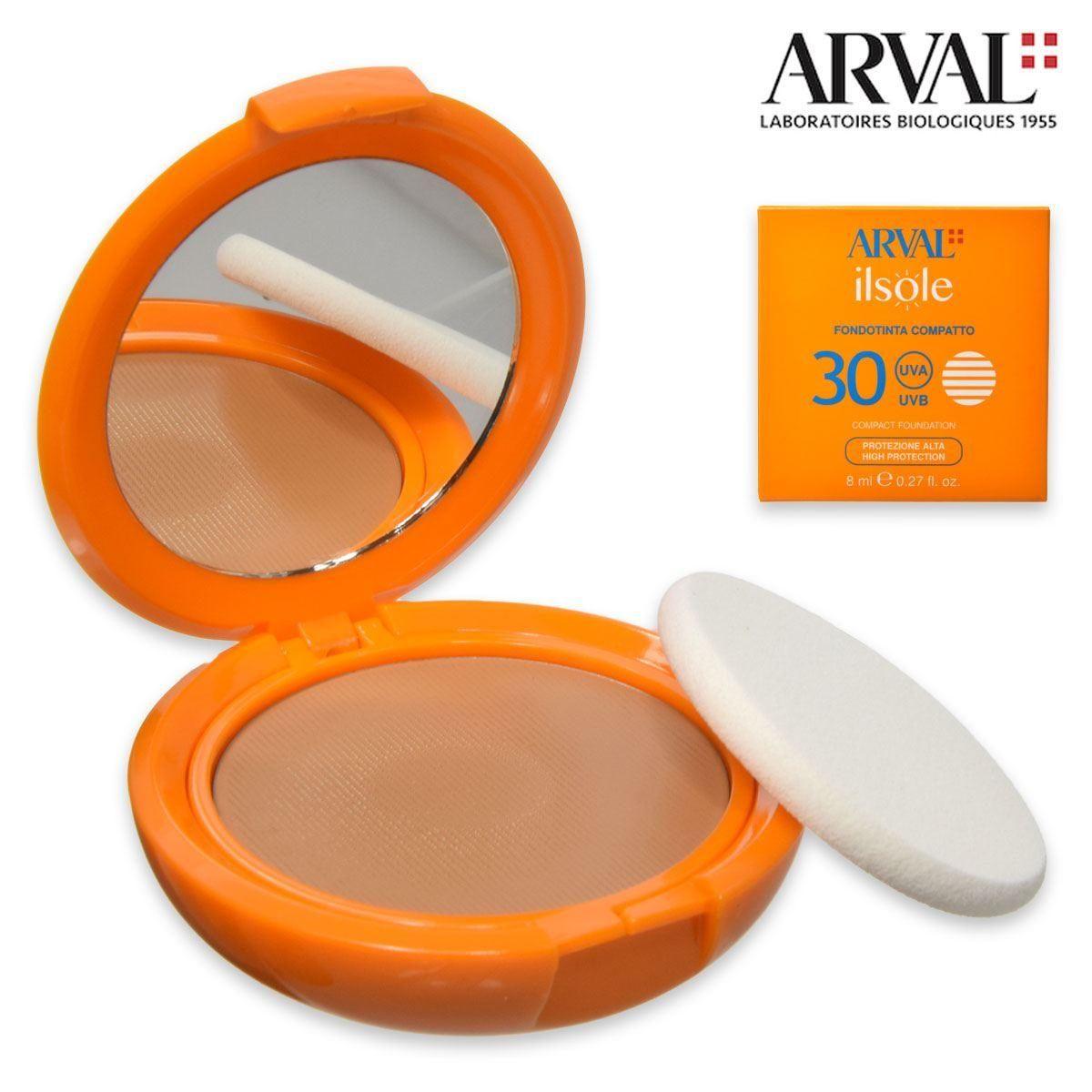 ARVAL IL SOLE - Fondotinta Compatto SPF30 n. 03 - bronzo dorato tr 8ml
