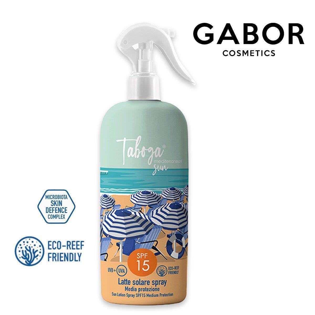 Taboga latte solare spray viso-corpo spf15 250 ml