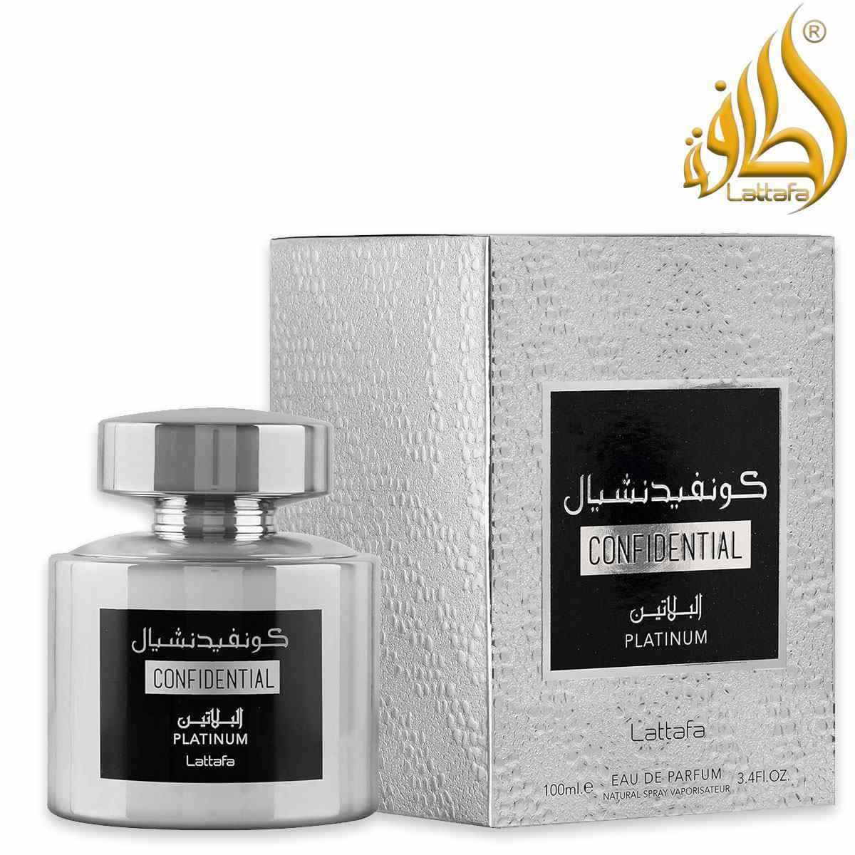 Lattafa confidential platinum(usx)edp 100 ml