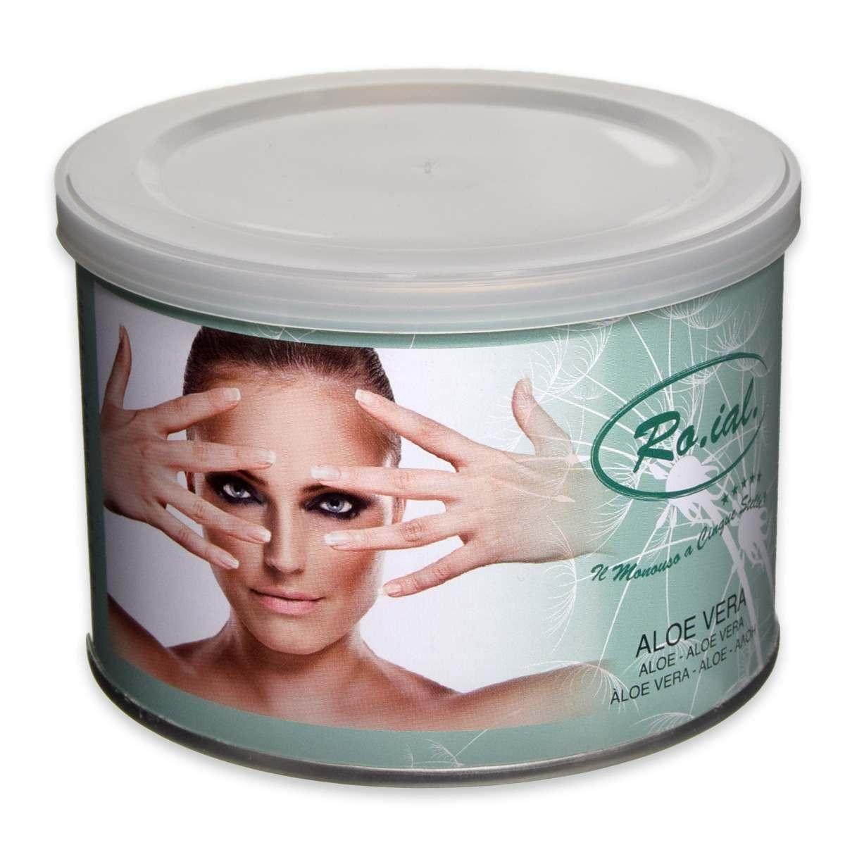 Roial cera barattolo 400 ml aloe vera pelli delicate