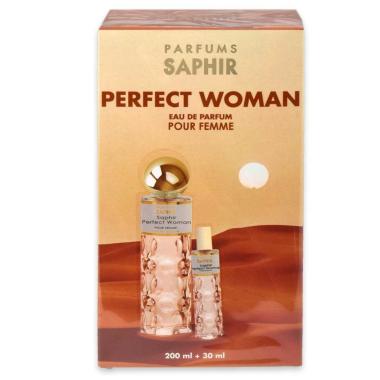 Saphir coffret edp 200 ml + edp 30 ml perfect woman