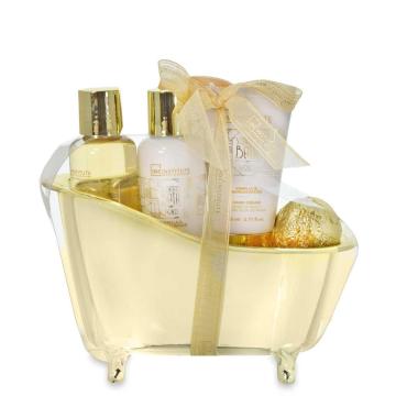 Idc institute scented bath gold bathtub 4pcs