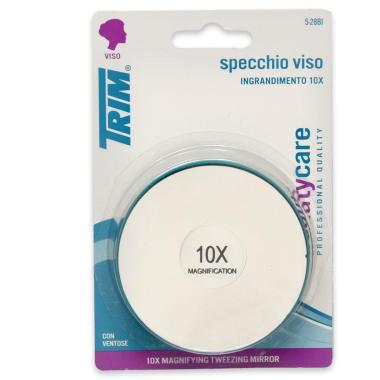 Trim specchio viso con ventose 10 x